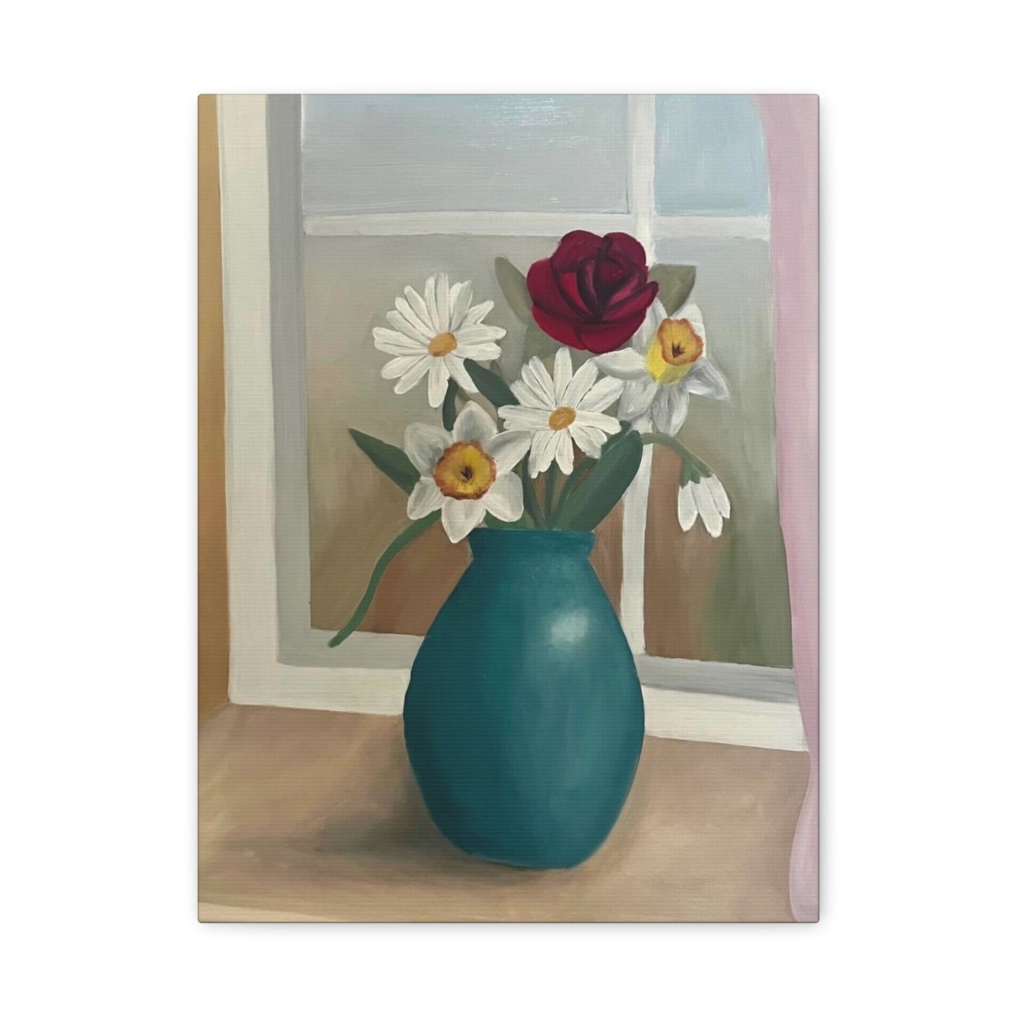 Flower Vase Canvas Print