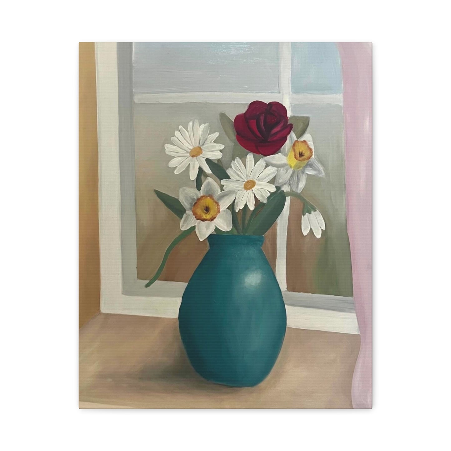 Flower Vase Canvas Print