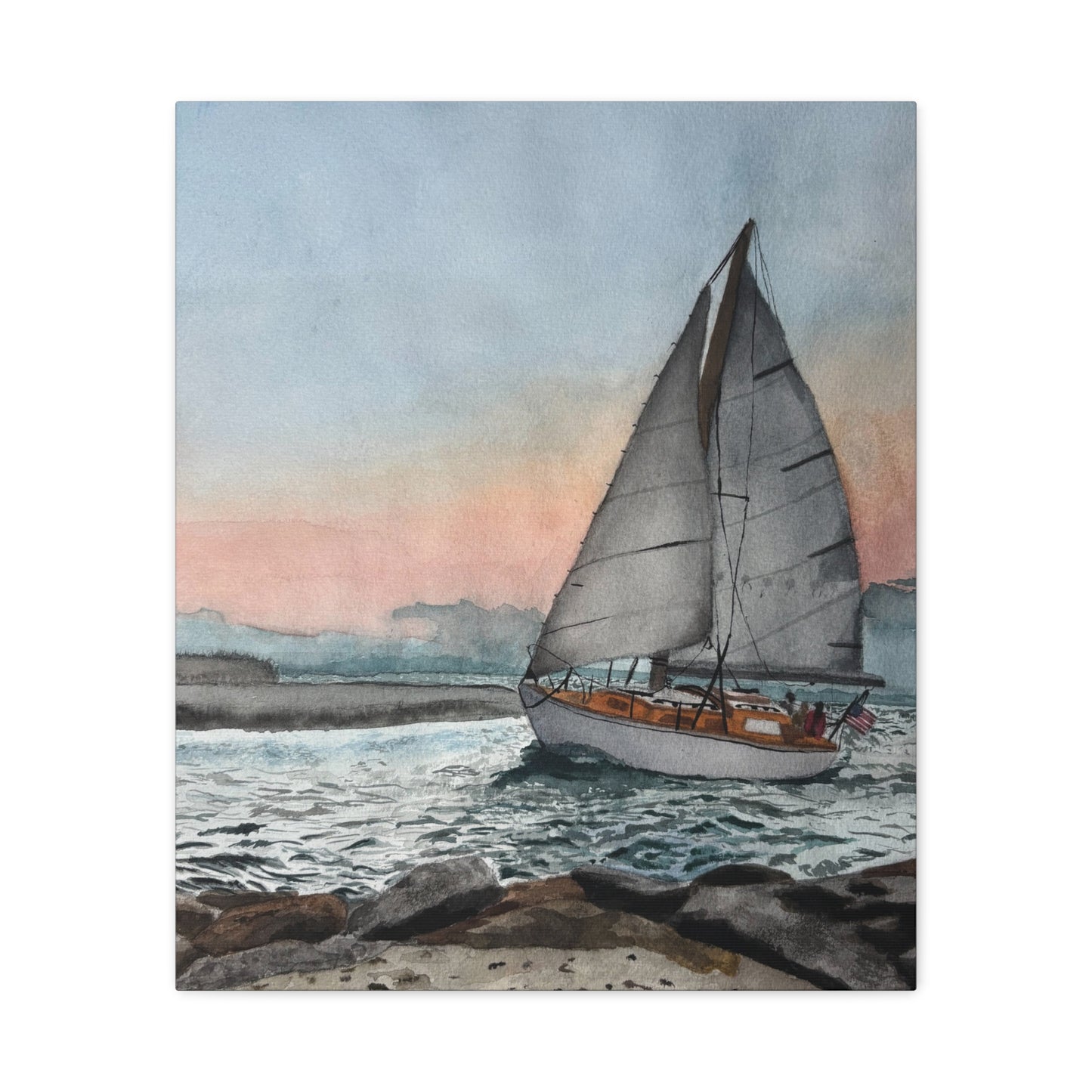 Sailboat Canvas Print
