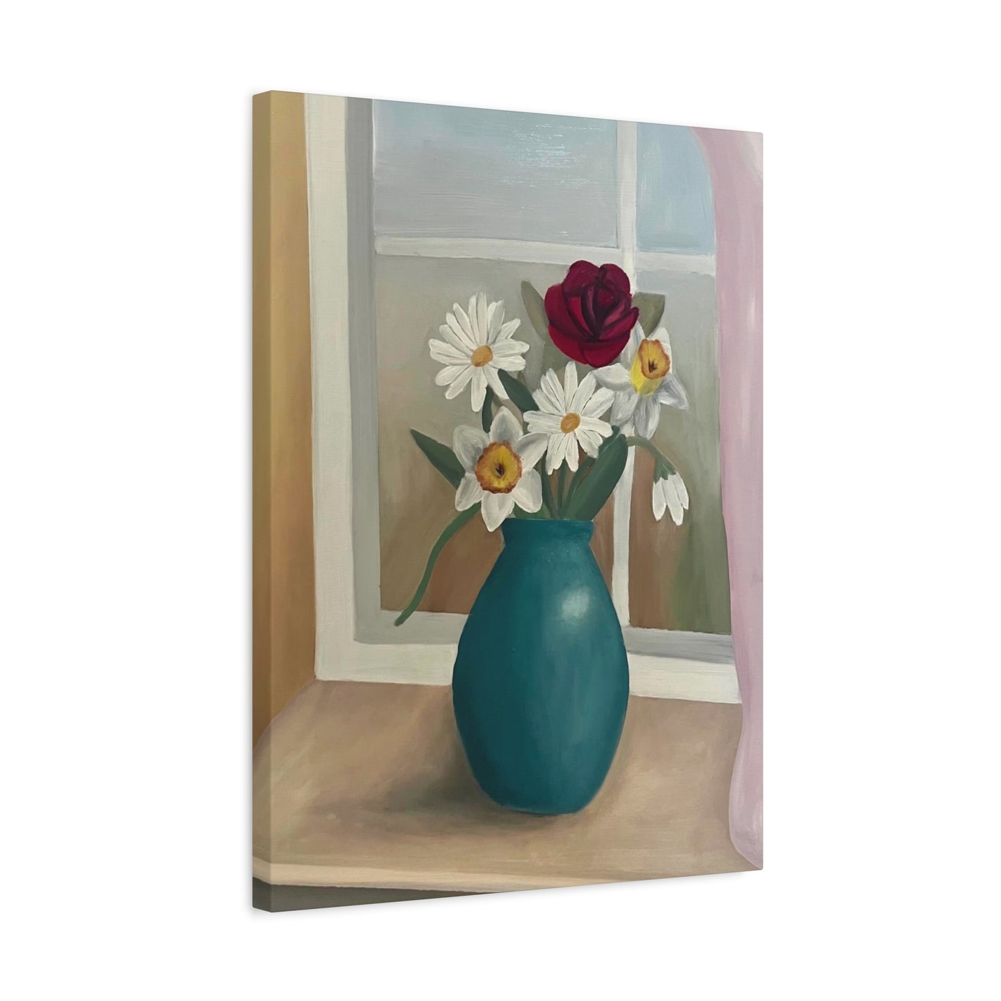 Flower Vase Canvas Print