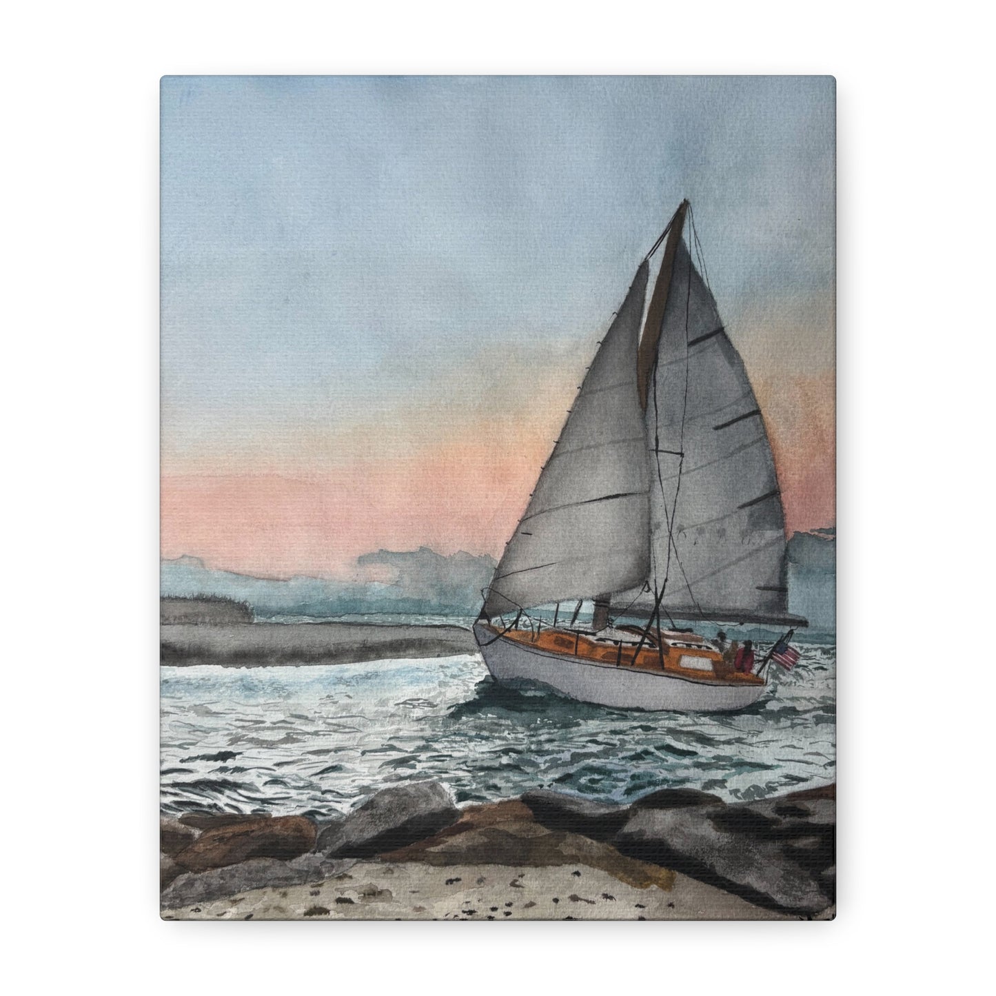 Sailboat Canvas Print