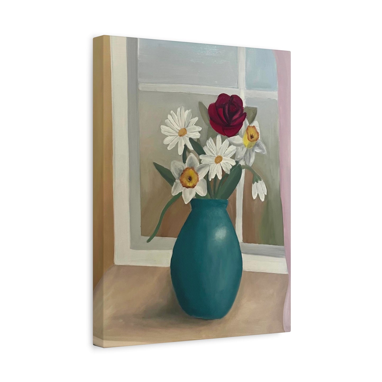 Flower Vase Canvas Print