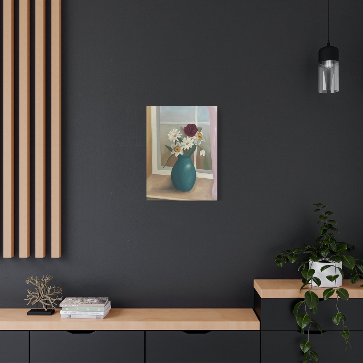 Flower Vase Canvas Print