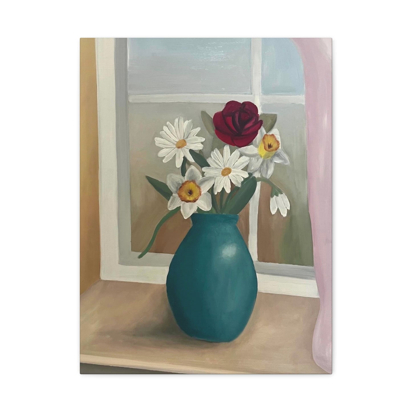 Flower Vase Canvas Print