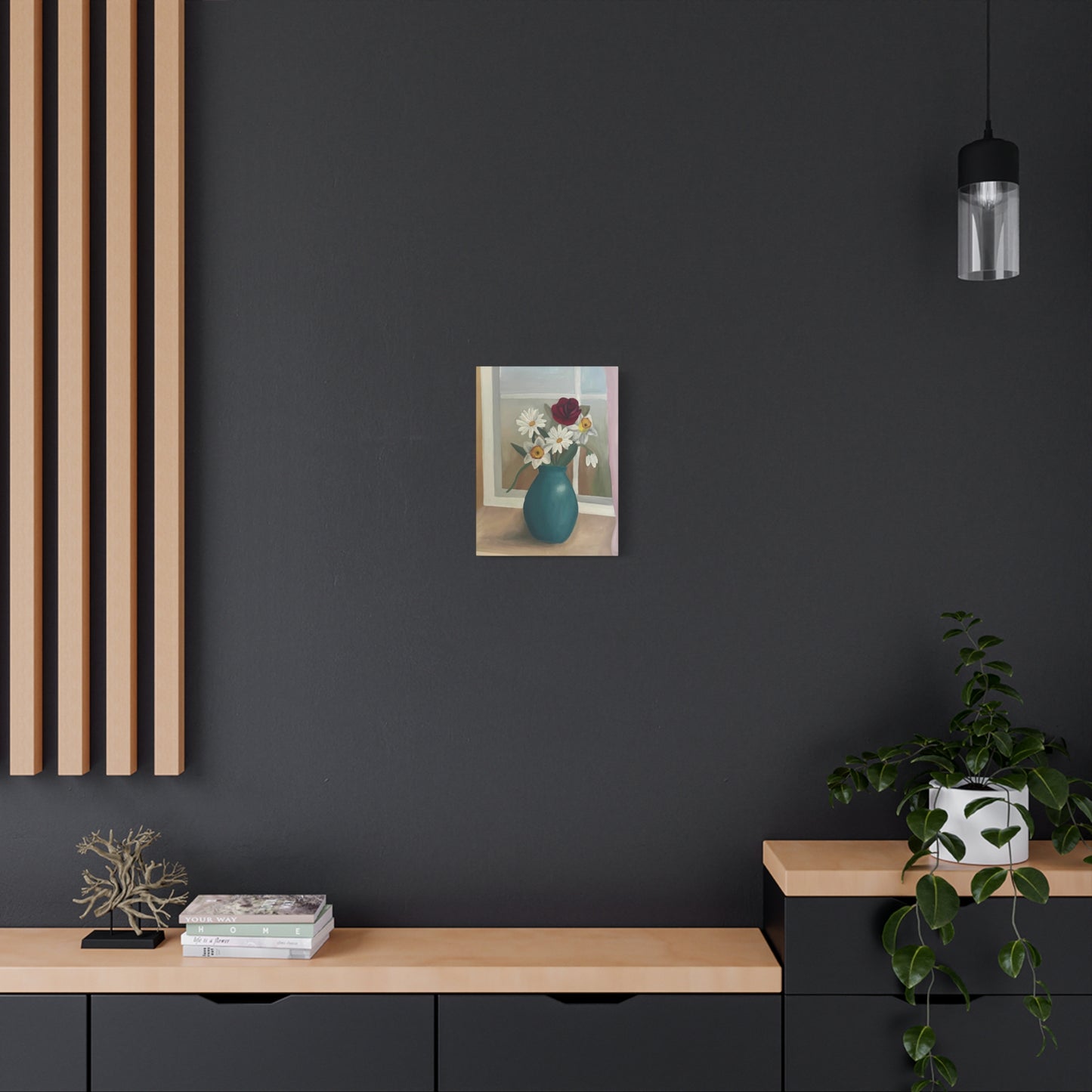 Flower Vase Canvas Print