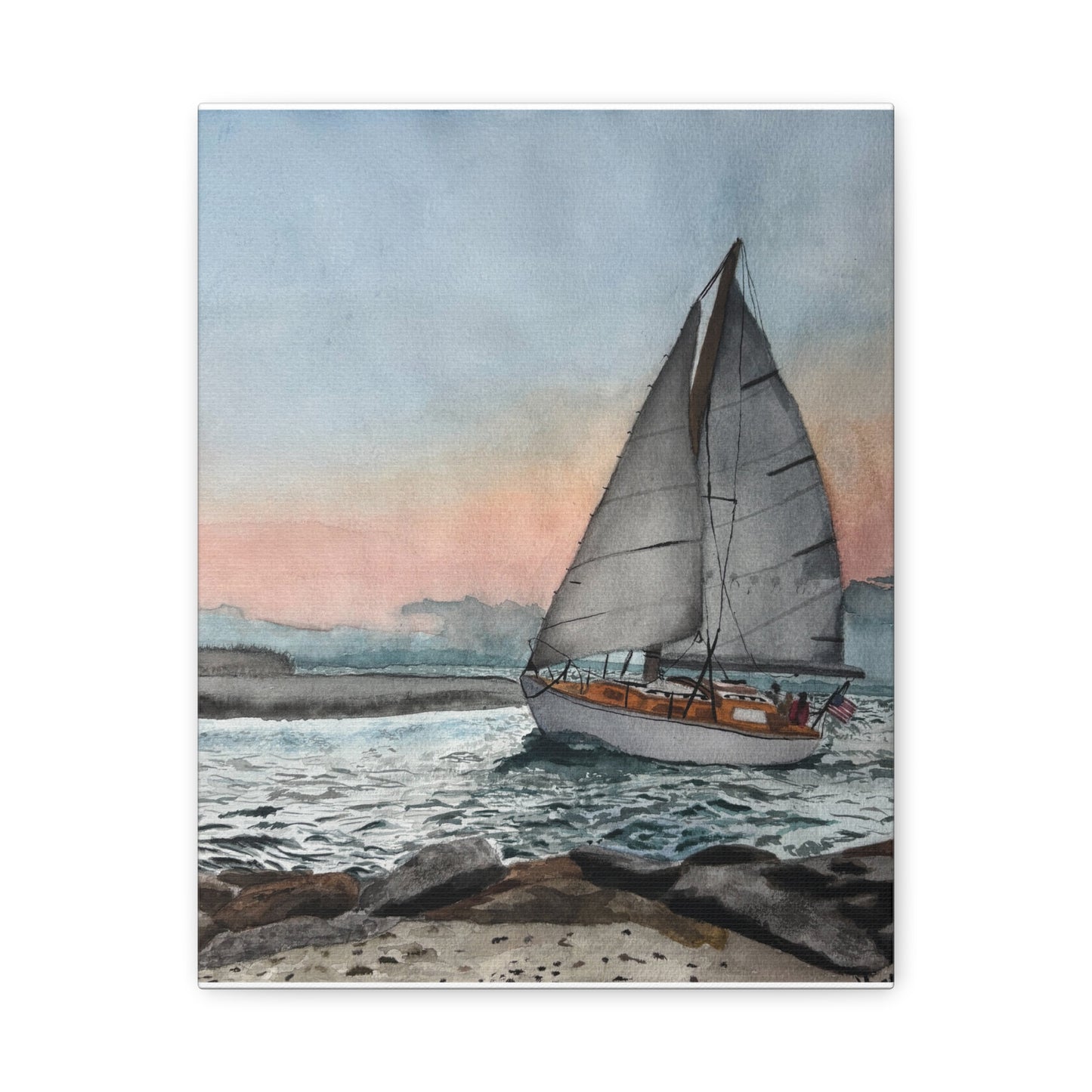 Sailboat Canvas Print