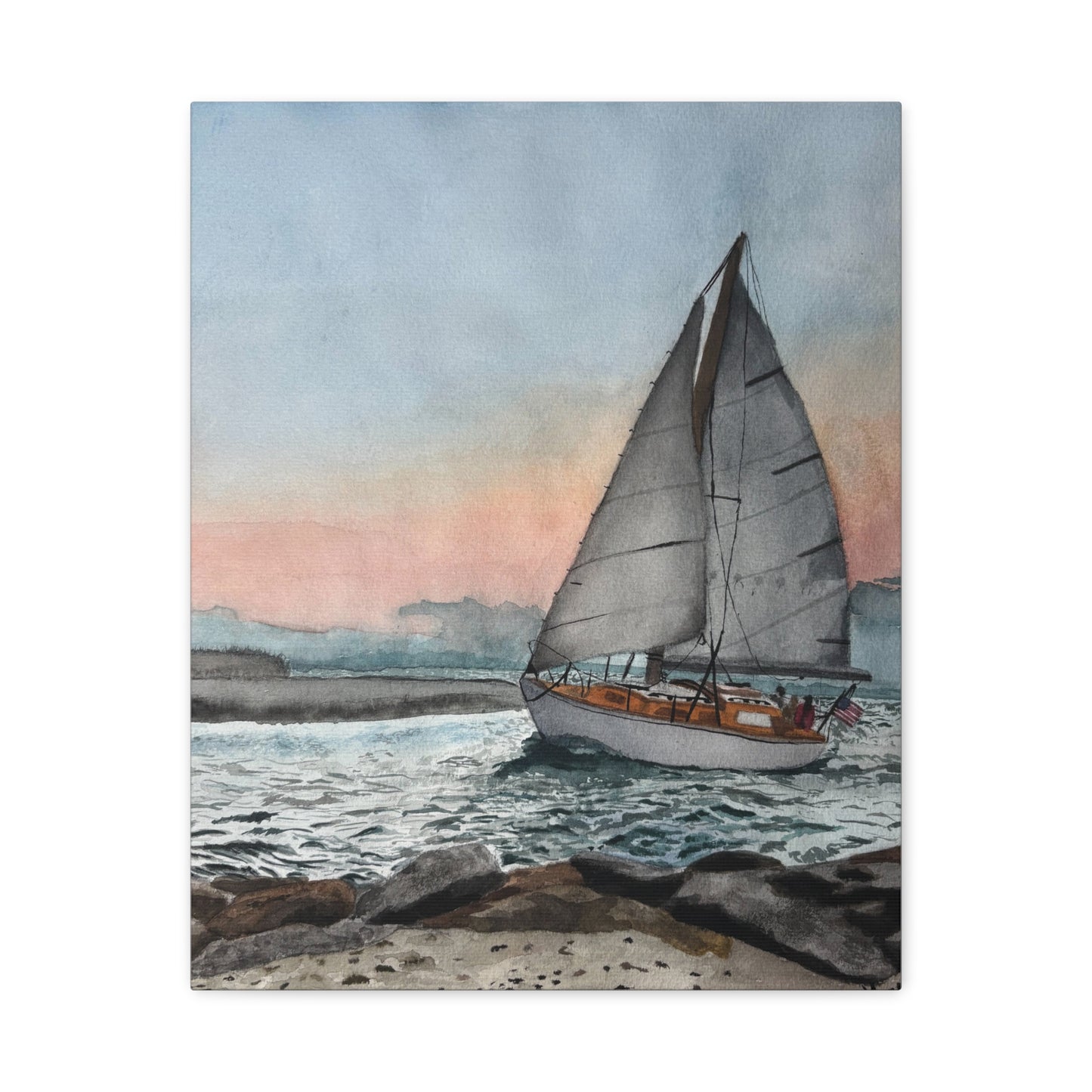 Sailboat Canvas Print