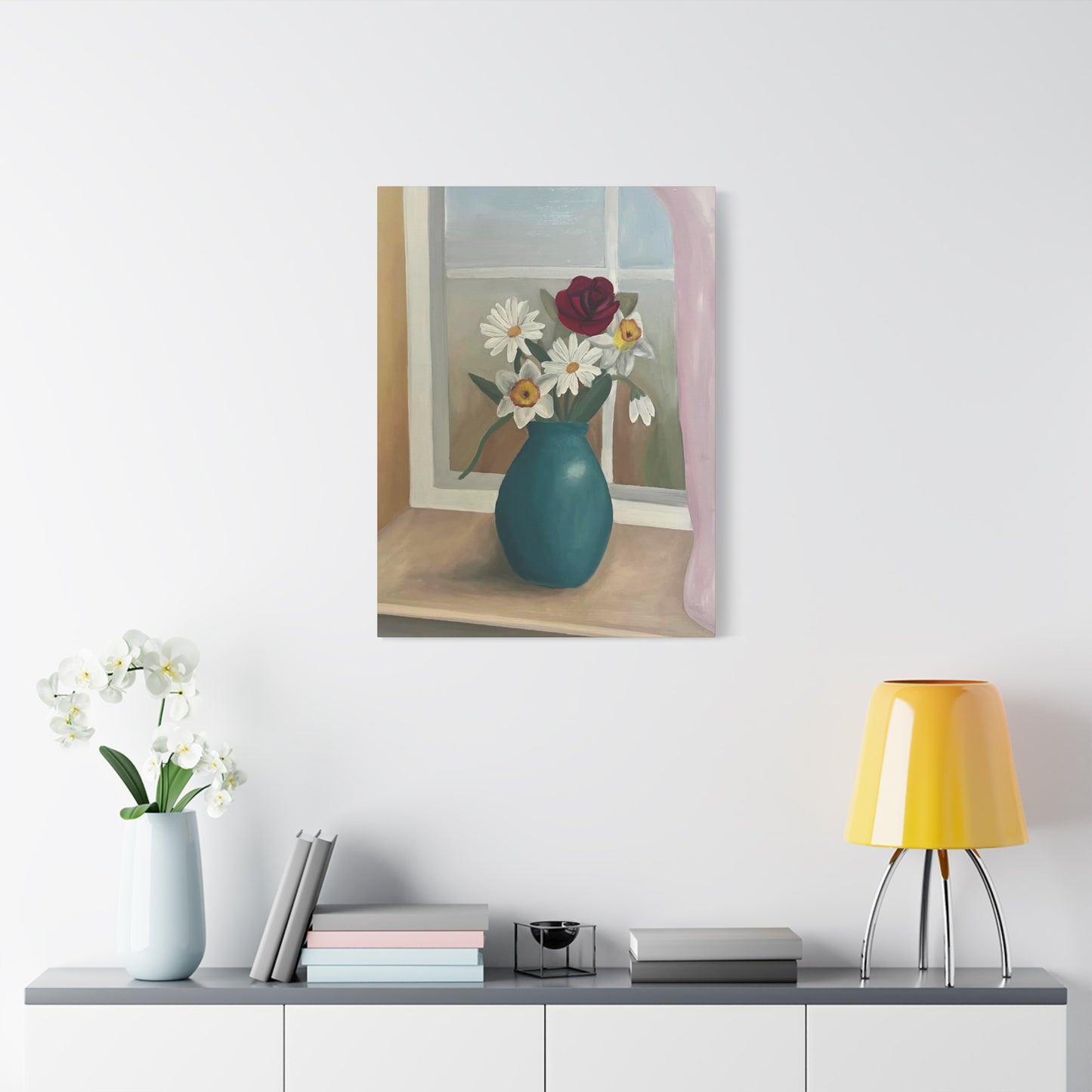 Flower Vase Canvas Print