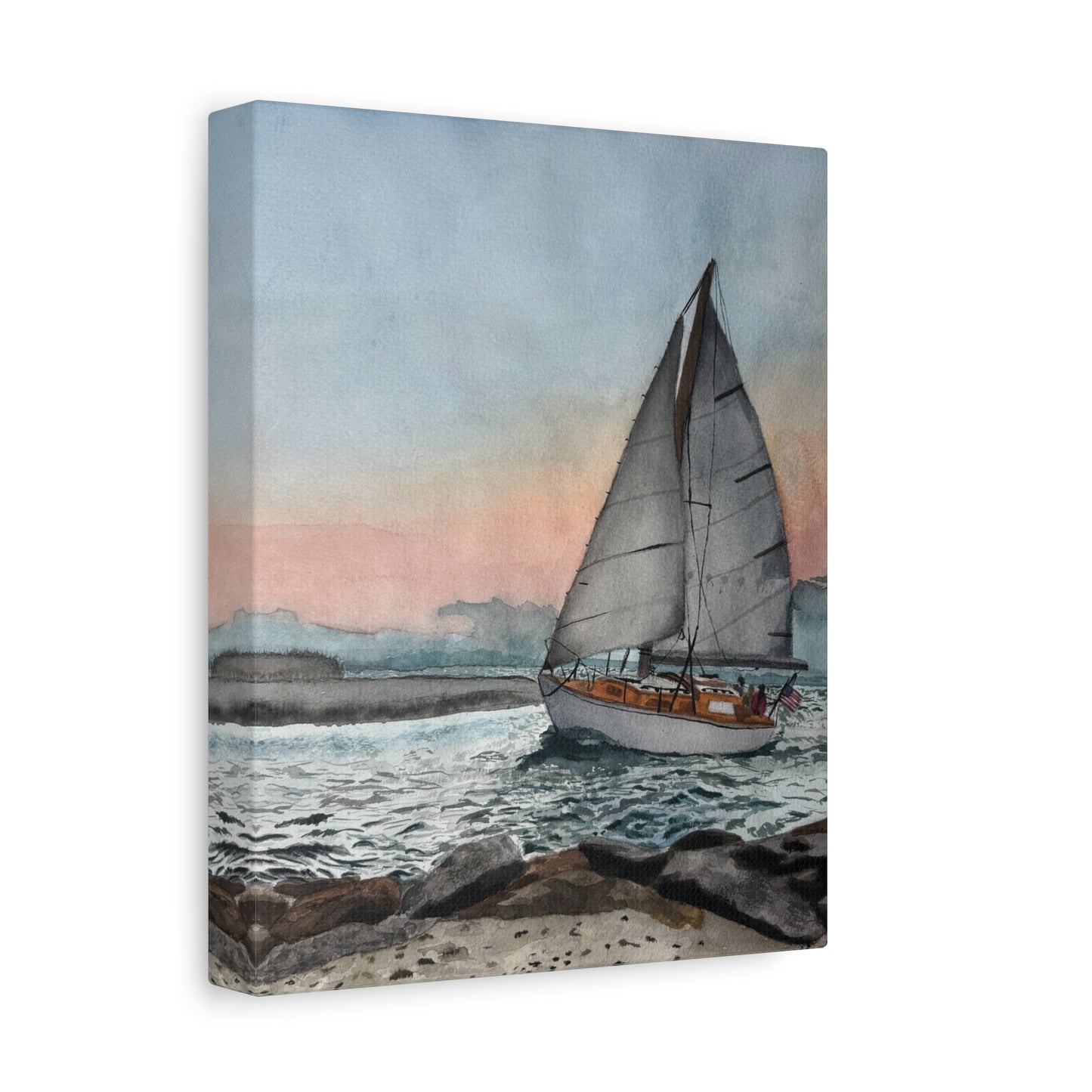 Sailboat Canvas Print