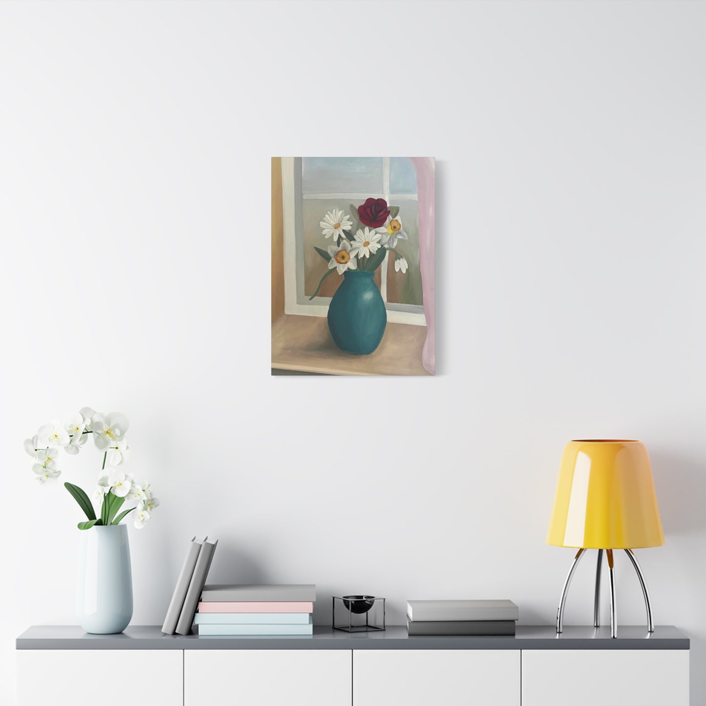 Flower Vase Canvas Print