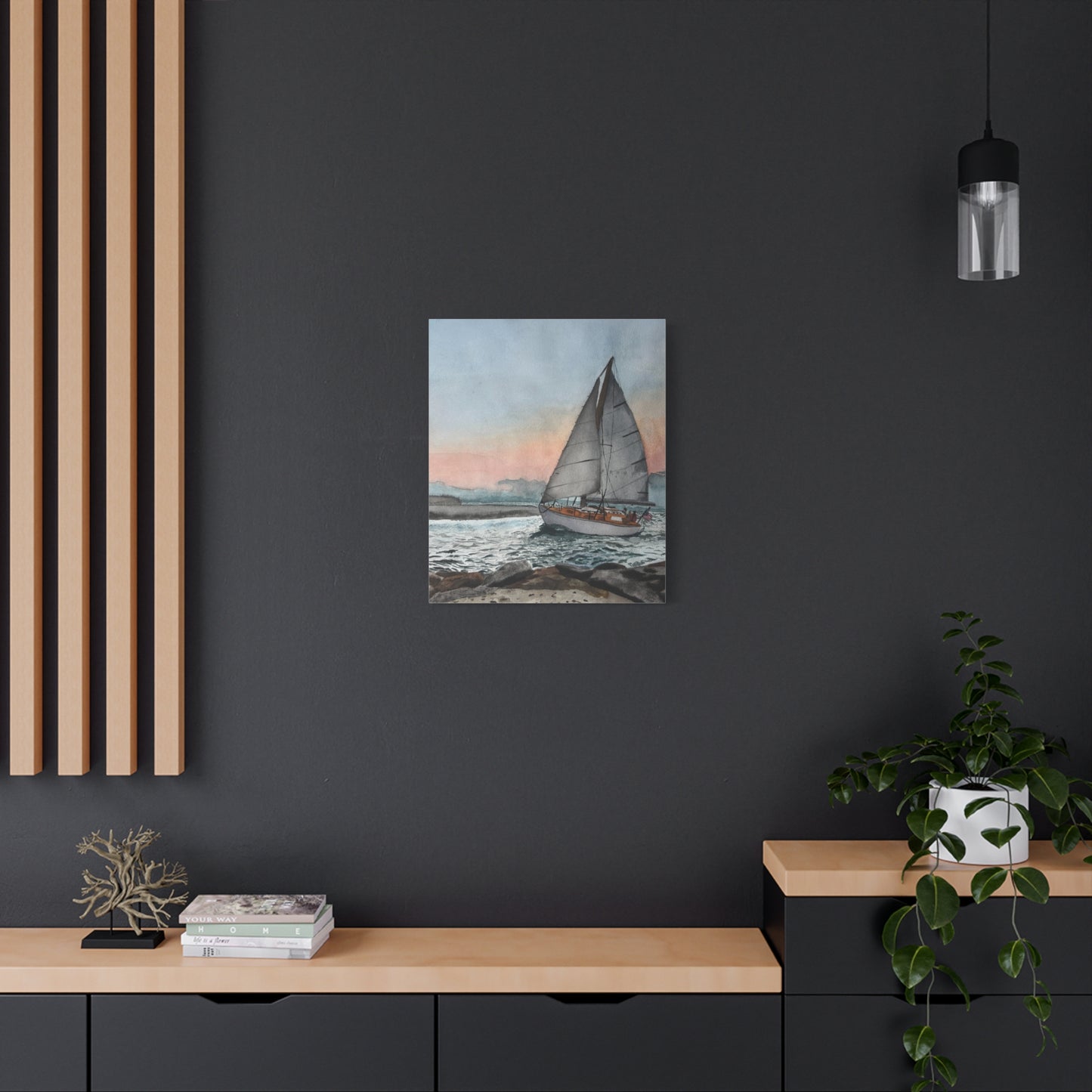 Sailboat Canvas Print