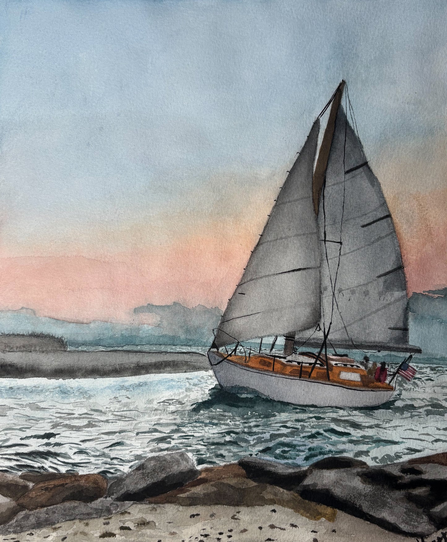 Commission - Water color on paper