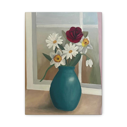 Flower Vase Canvas Print