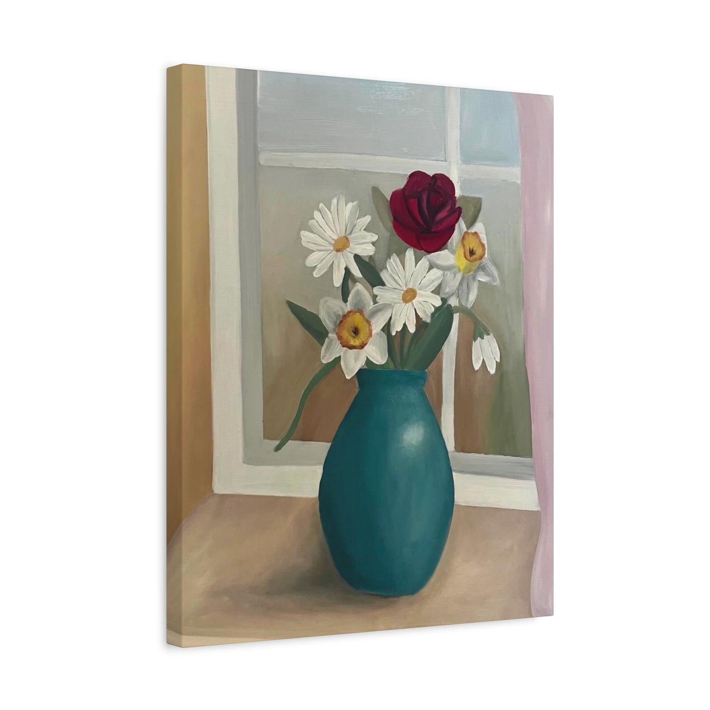 Flower Vase Canvas Print