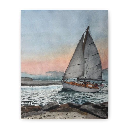 Sailboat Canvas Print