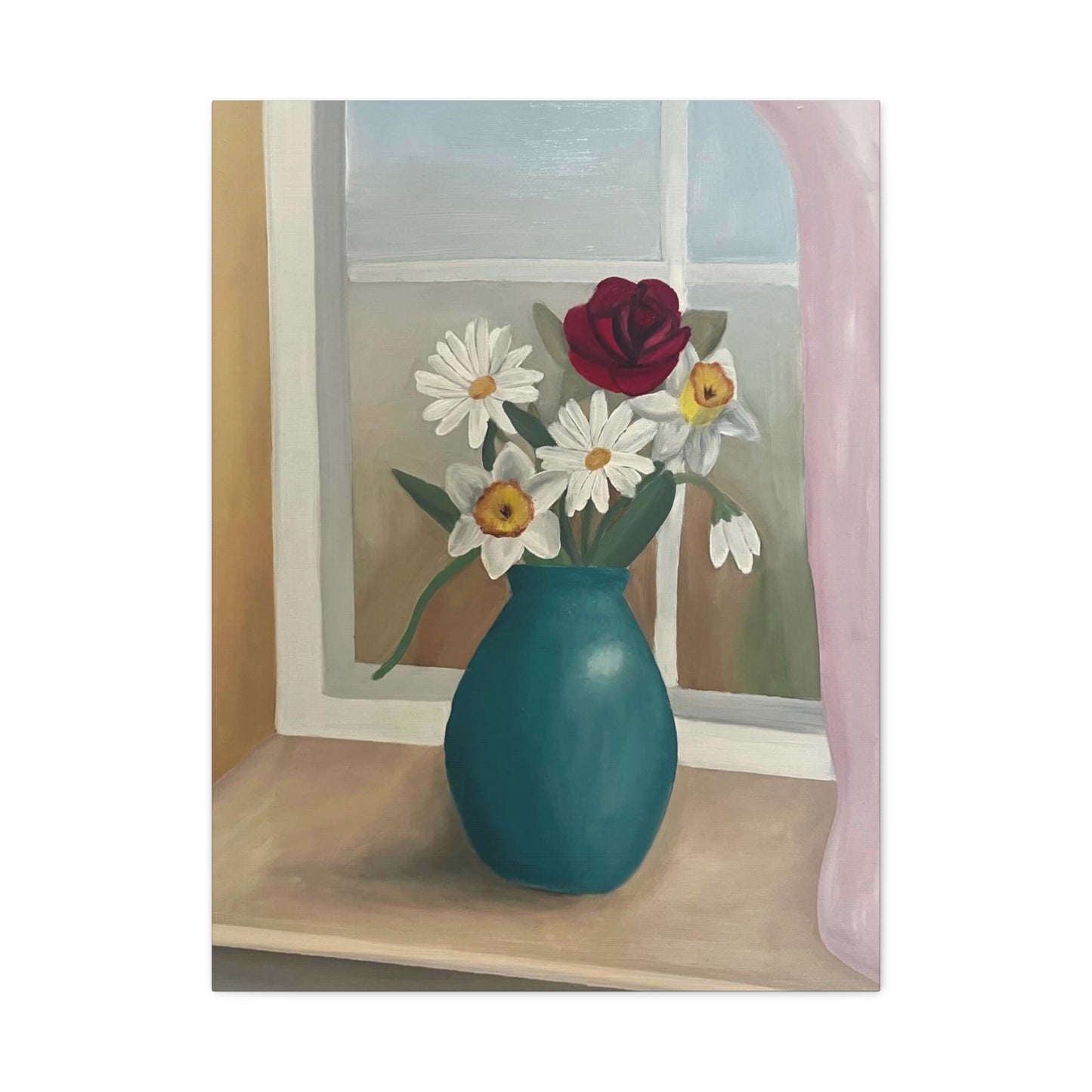 Flower Vase Canvas Print