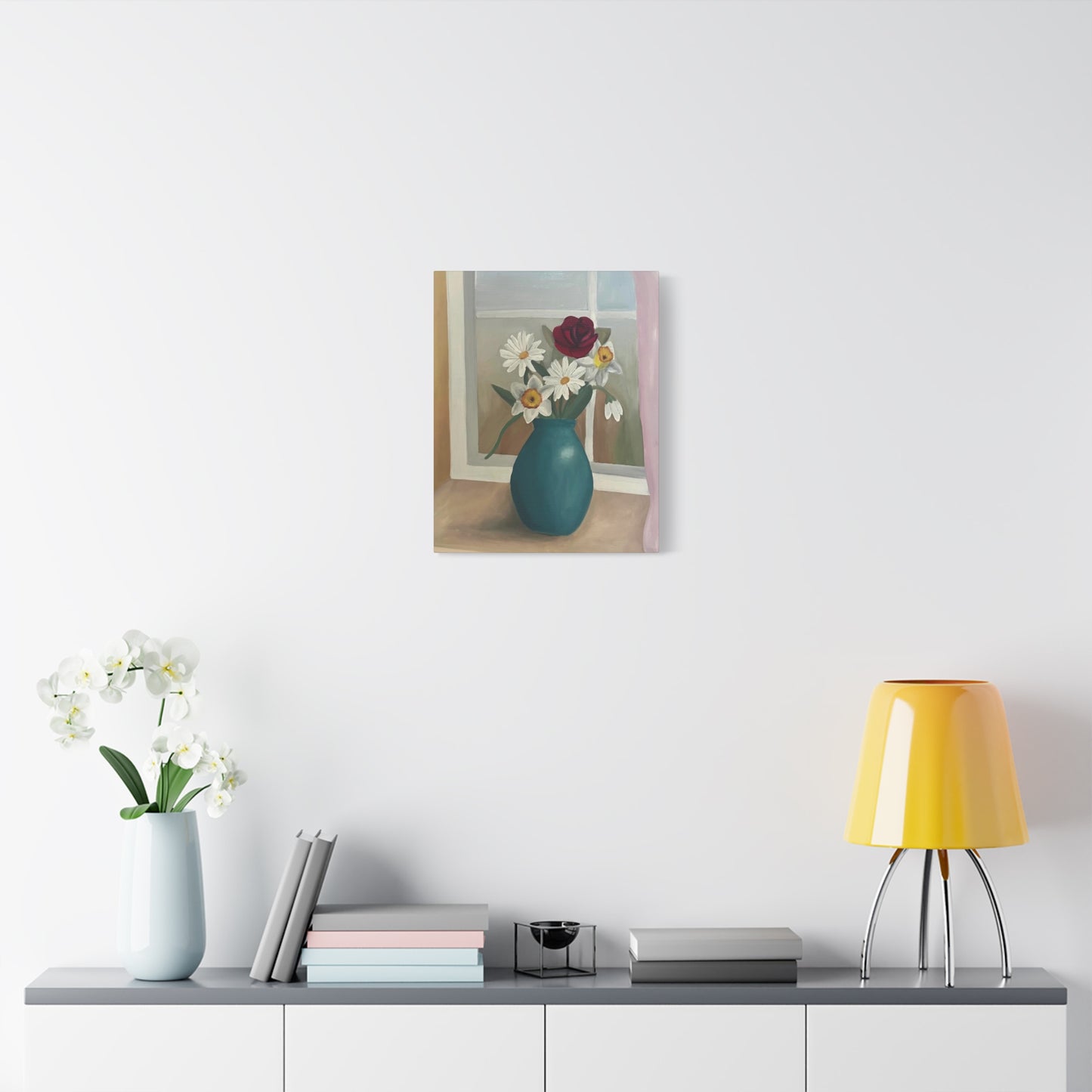 Flower Vase Canvas Print