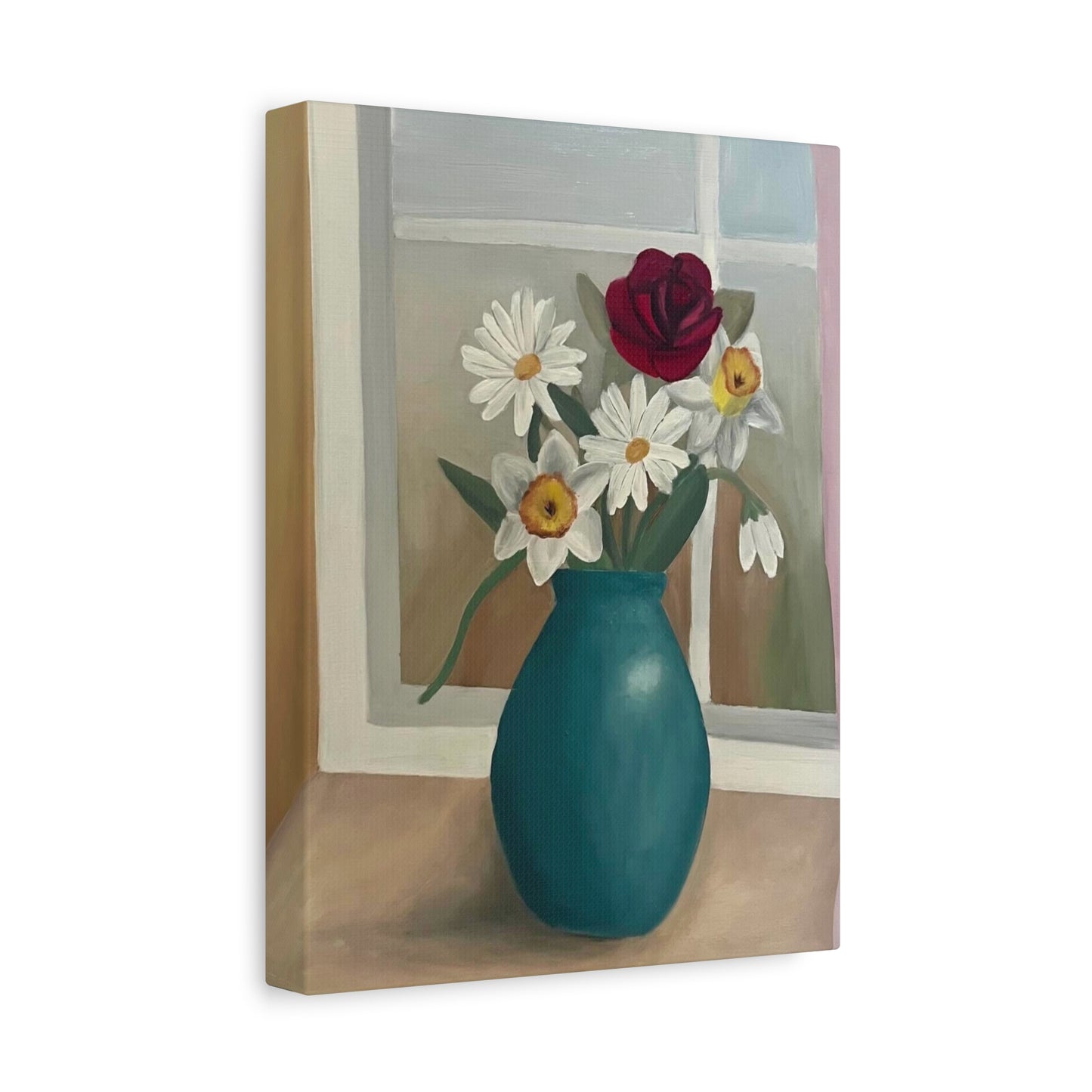 Flower Vase Canvas Print