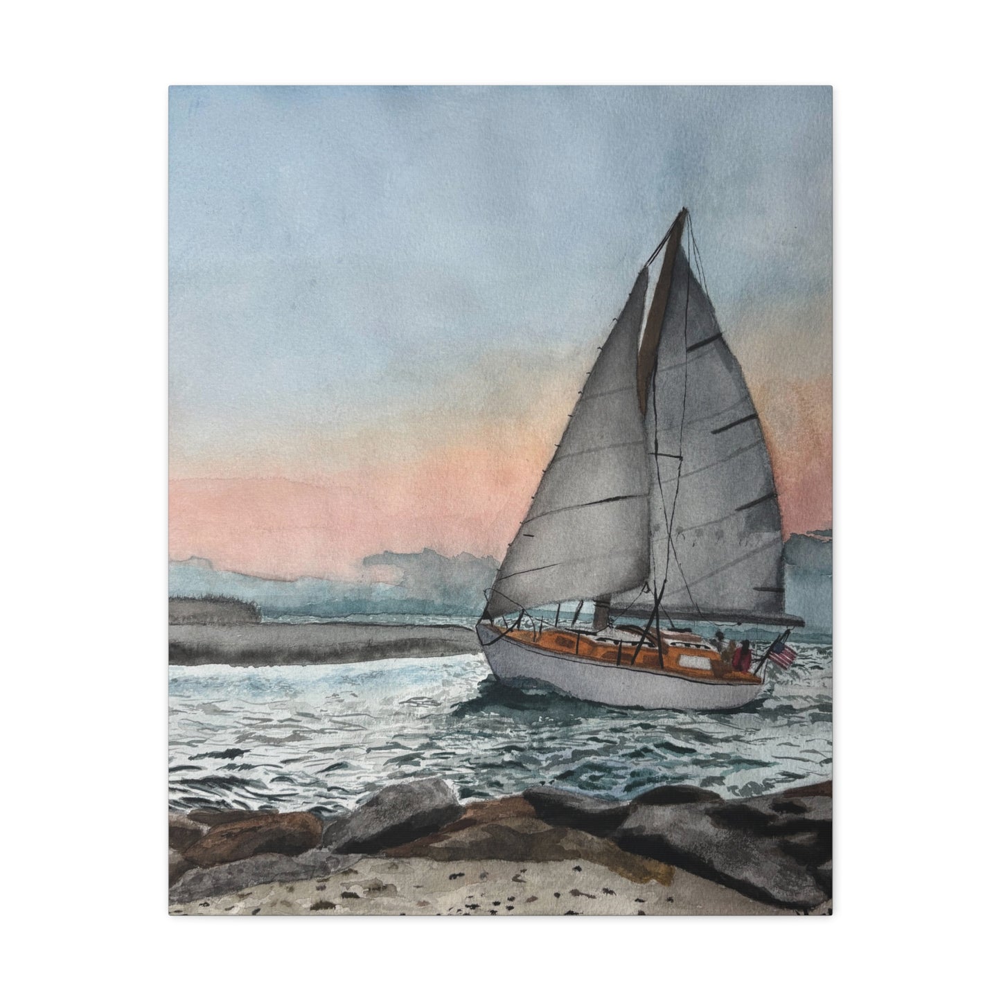 Sailboat Canvas Print