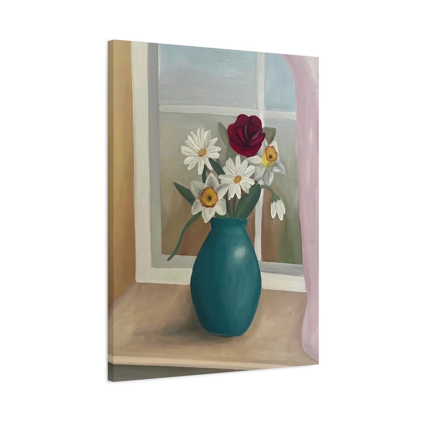 Flower Vase Canvas Print