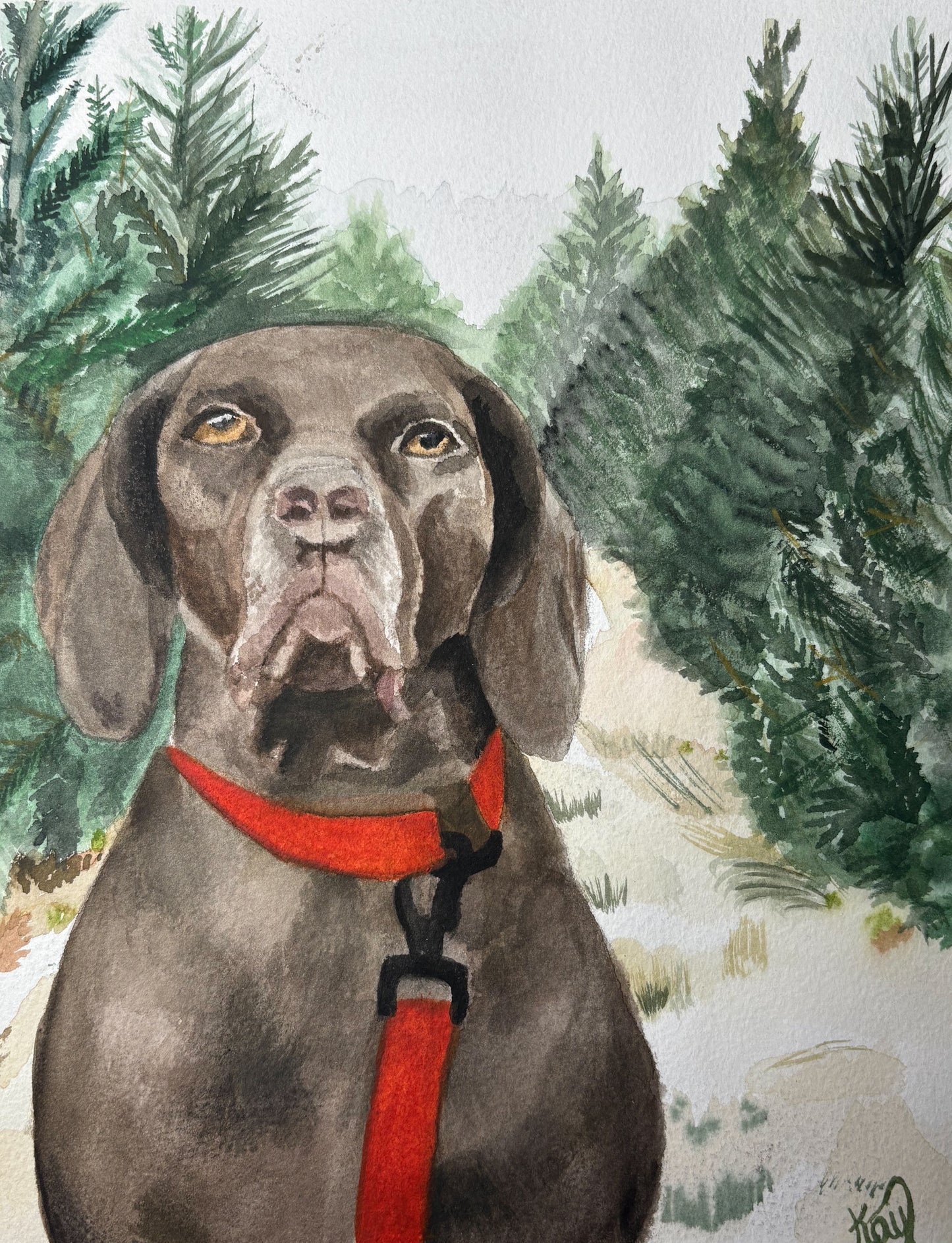Commission - Water color on paper