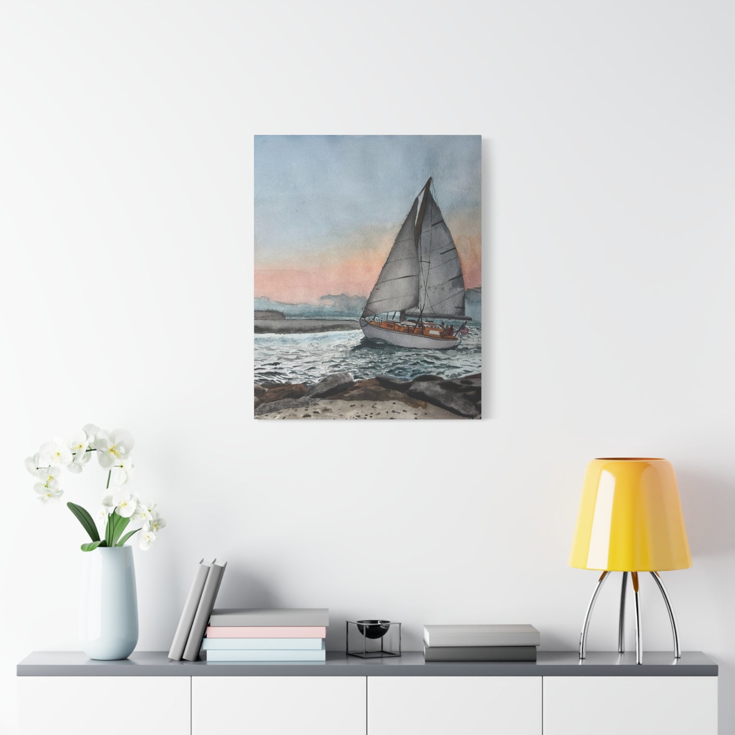 Sailboat Canvas Print